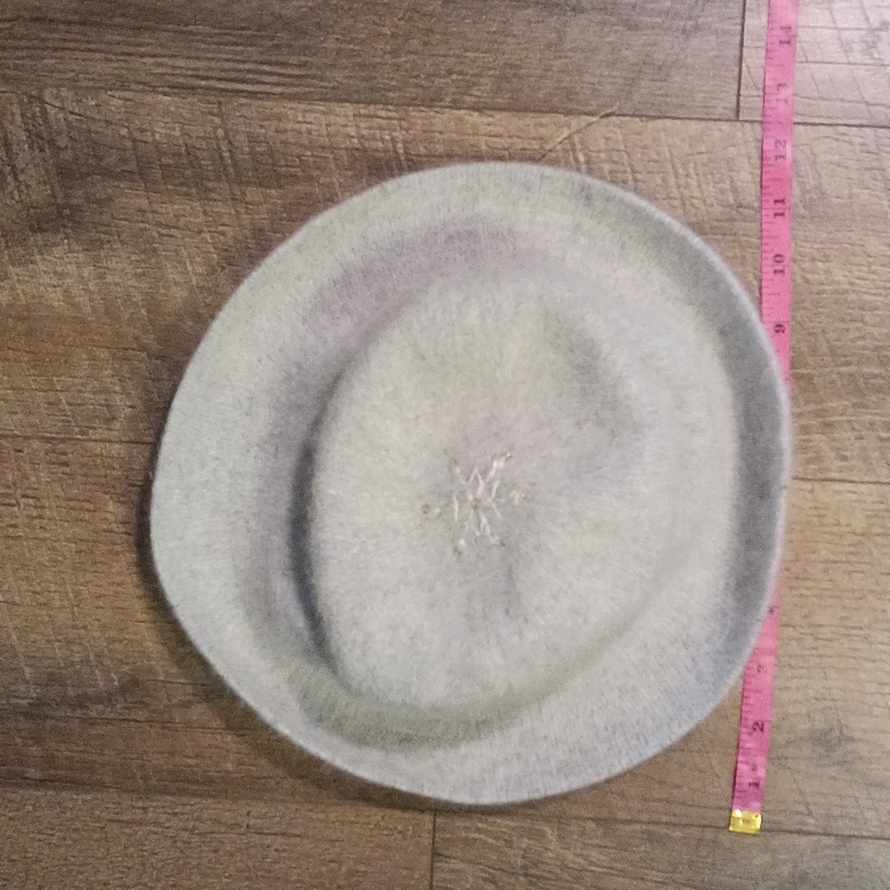 Angora Wool Gray Hat - image 7